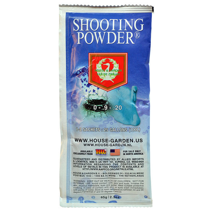 House and Garden Shooting Powder Sachet - Individual (1=140/Cs)