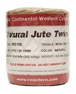 Continental Western Natural Jute Twine 228&