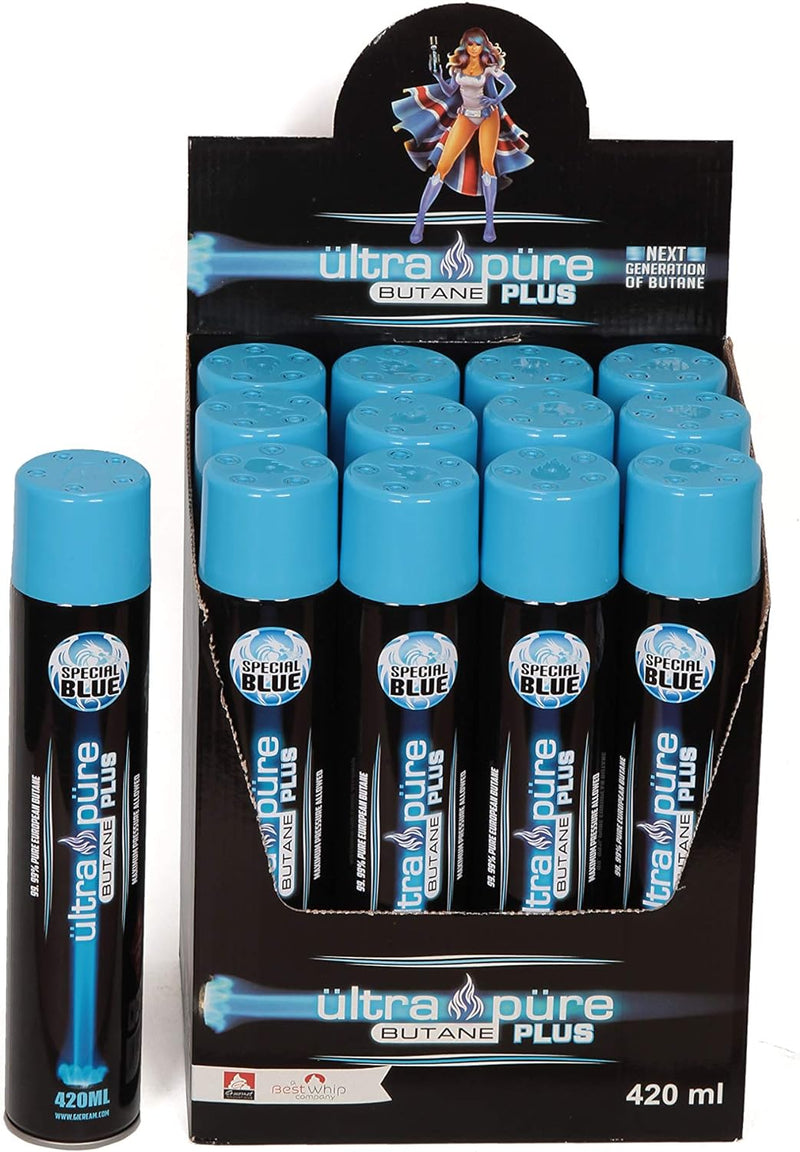 Special Blue - Ultra Pure Plus 420ml Black Cans w/metal tips (12 Per Case)