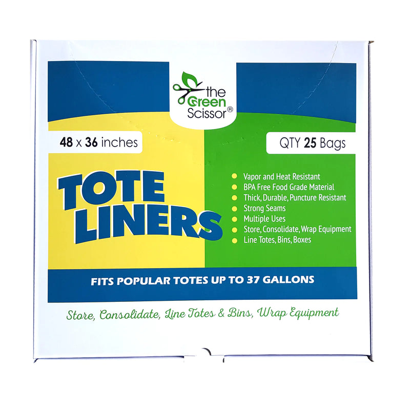 The Green Scissor Tote Liners - 48 x 36 in – 25 pk